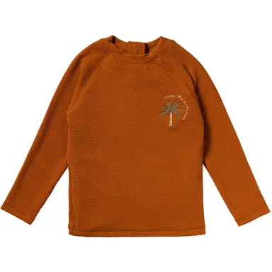 Zwemshirt Solid (bombay brown)