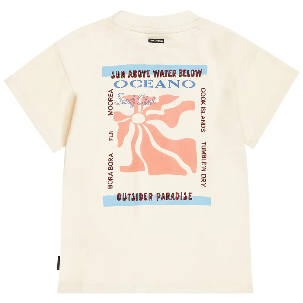 T-shirt Whitsundays backprint (sandshell)
