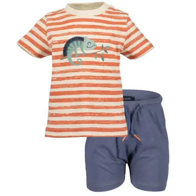 Setje shirt en kort broekje (off white)