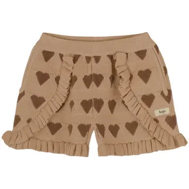Gebreid kort broekje Casares (peach almond)