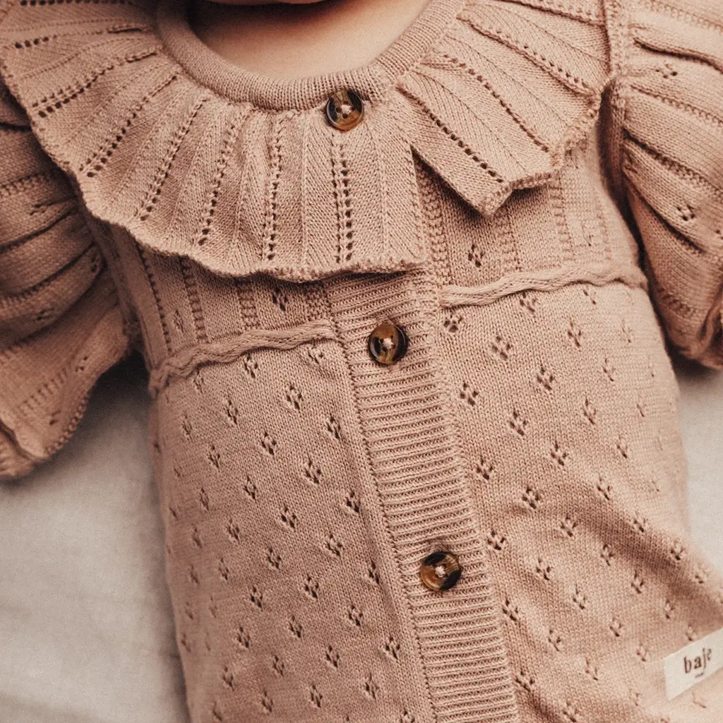 Gebreid rompertje Gaia (rose cafe)