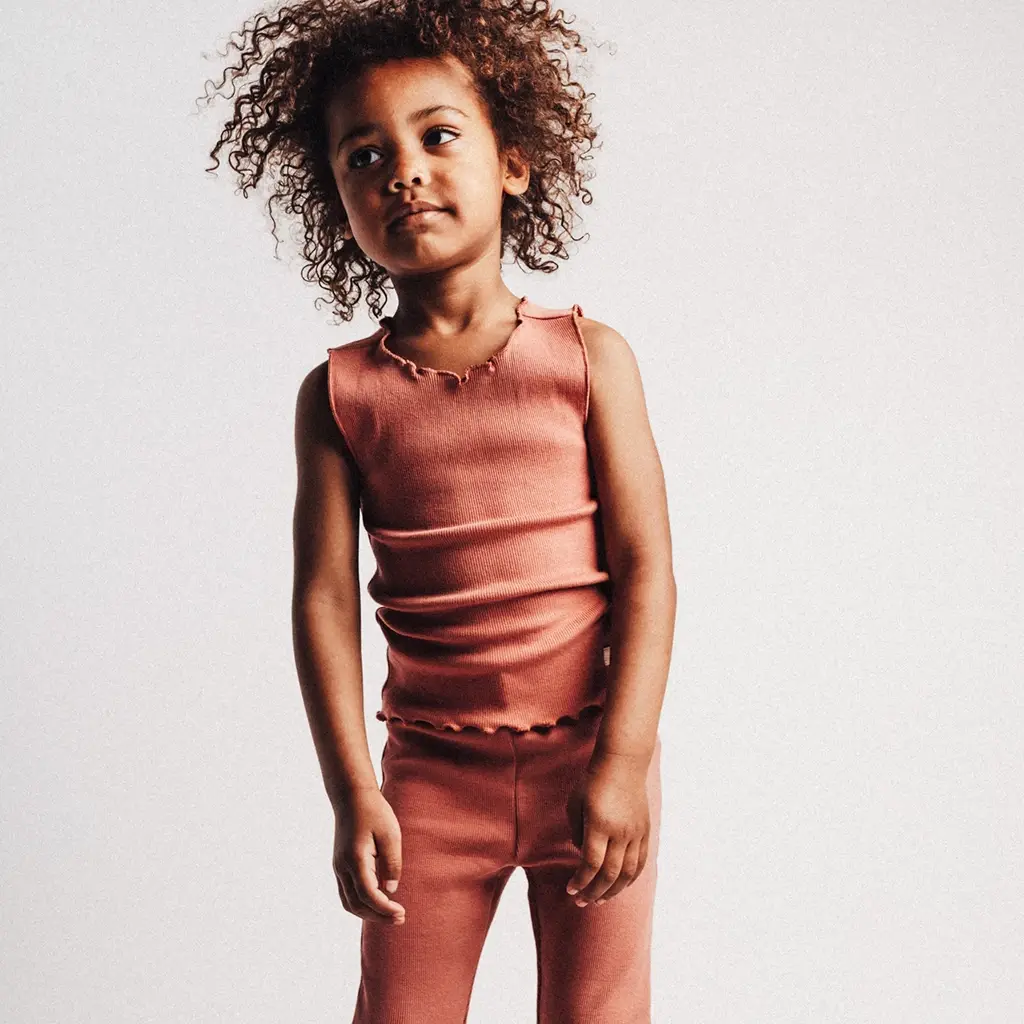 Broek flared Sierra (red mahagony)