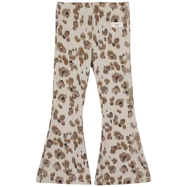 Broek flared Saron (animal aop)