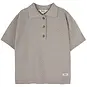 Baje Studio Gebreid polo shirt Milo (taupe gray)