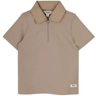 Polo t-shirt Hervas - (taupe cafe)