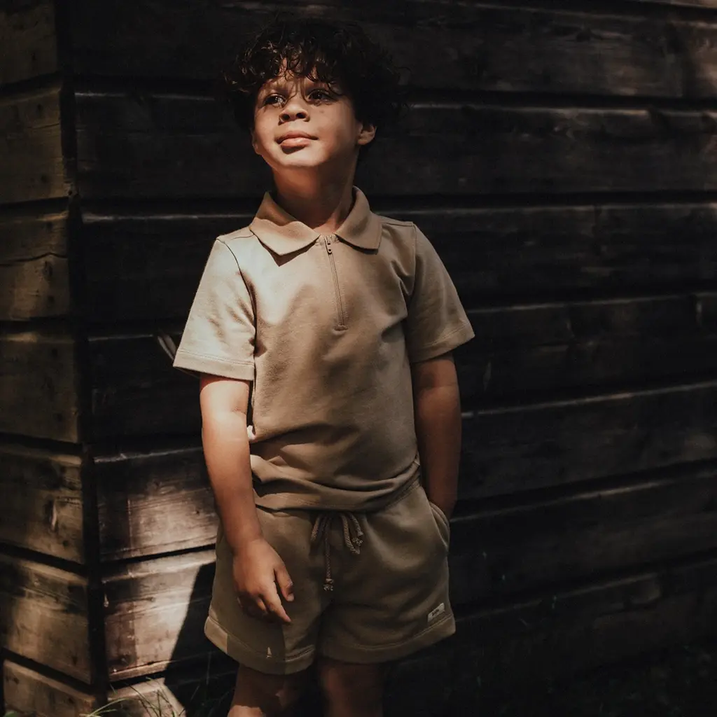 Korte broek Hernani - (taupe cafe)