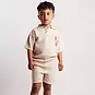 Baje Studio Gebreid polo truitje Fygo (white coconut)