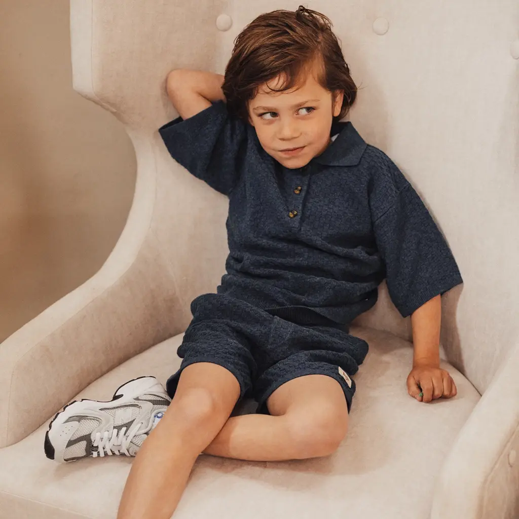 Korte broek Mozi - (blue dark)