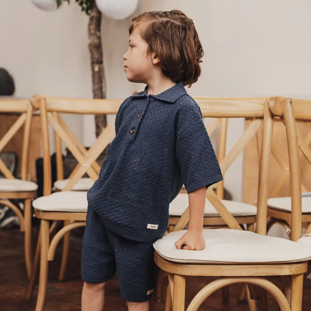 Korte broek Mozi - (blue dark)