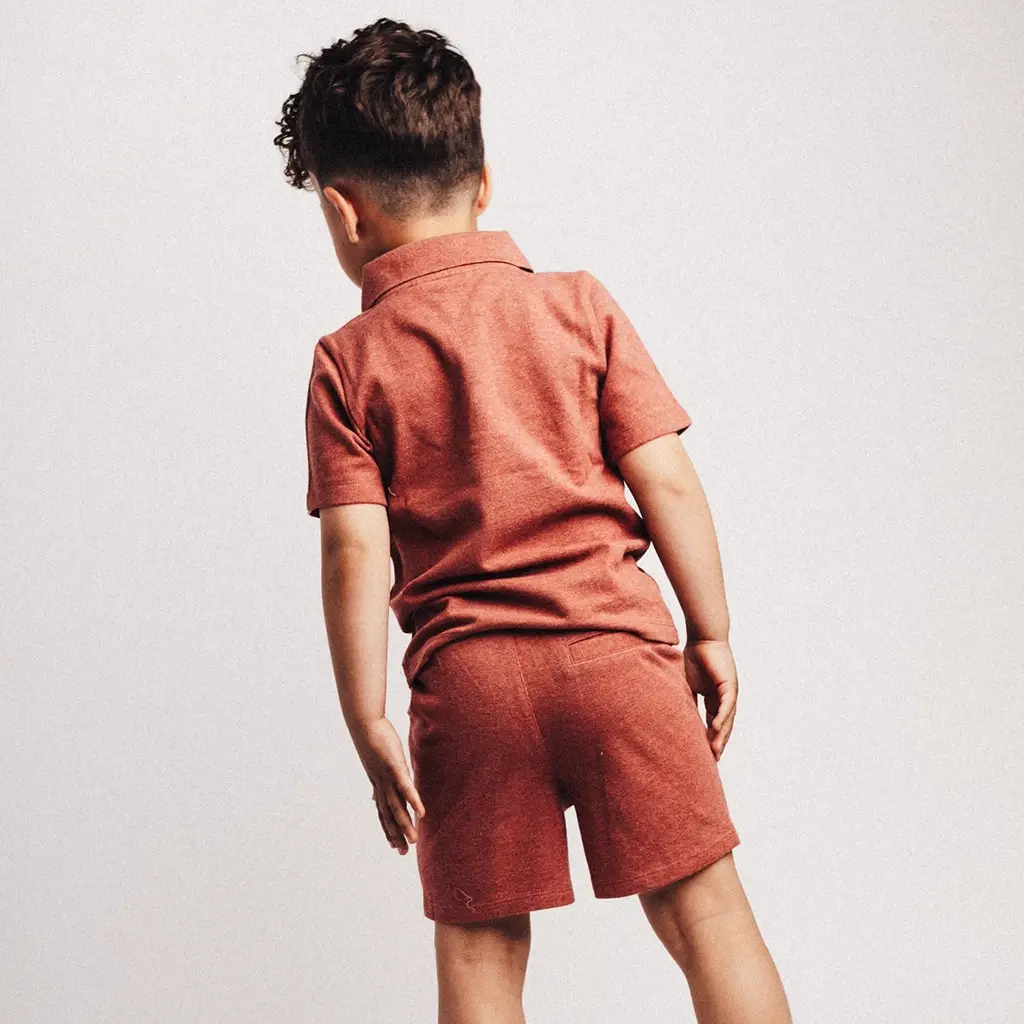 Korte broek Soses - (red mahagony)