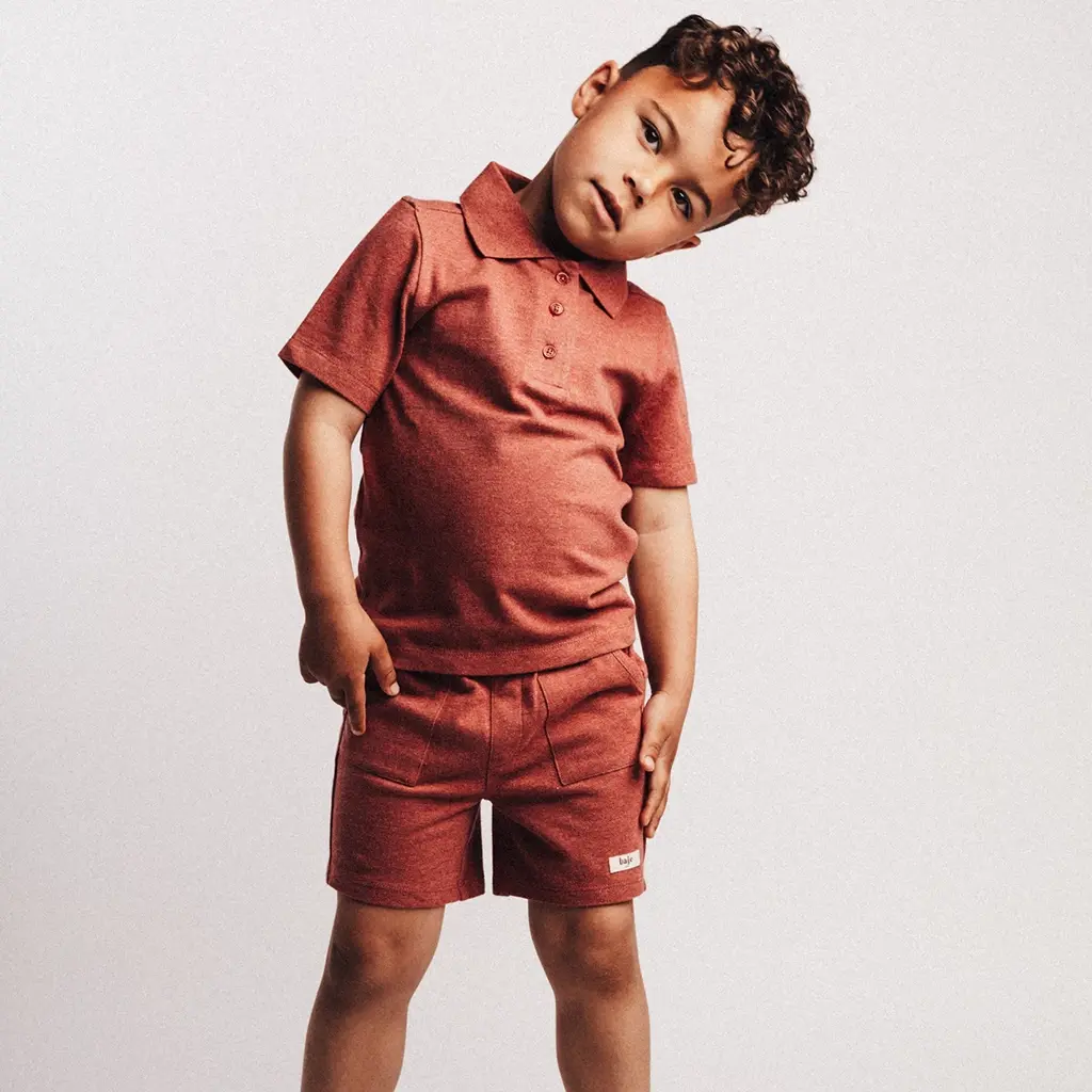 Korte broek Soses - (red mahagony)