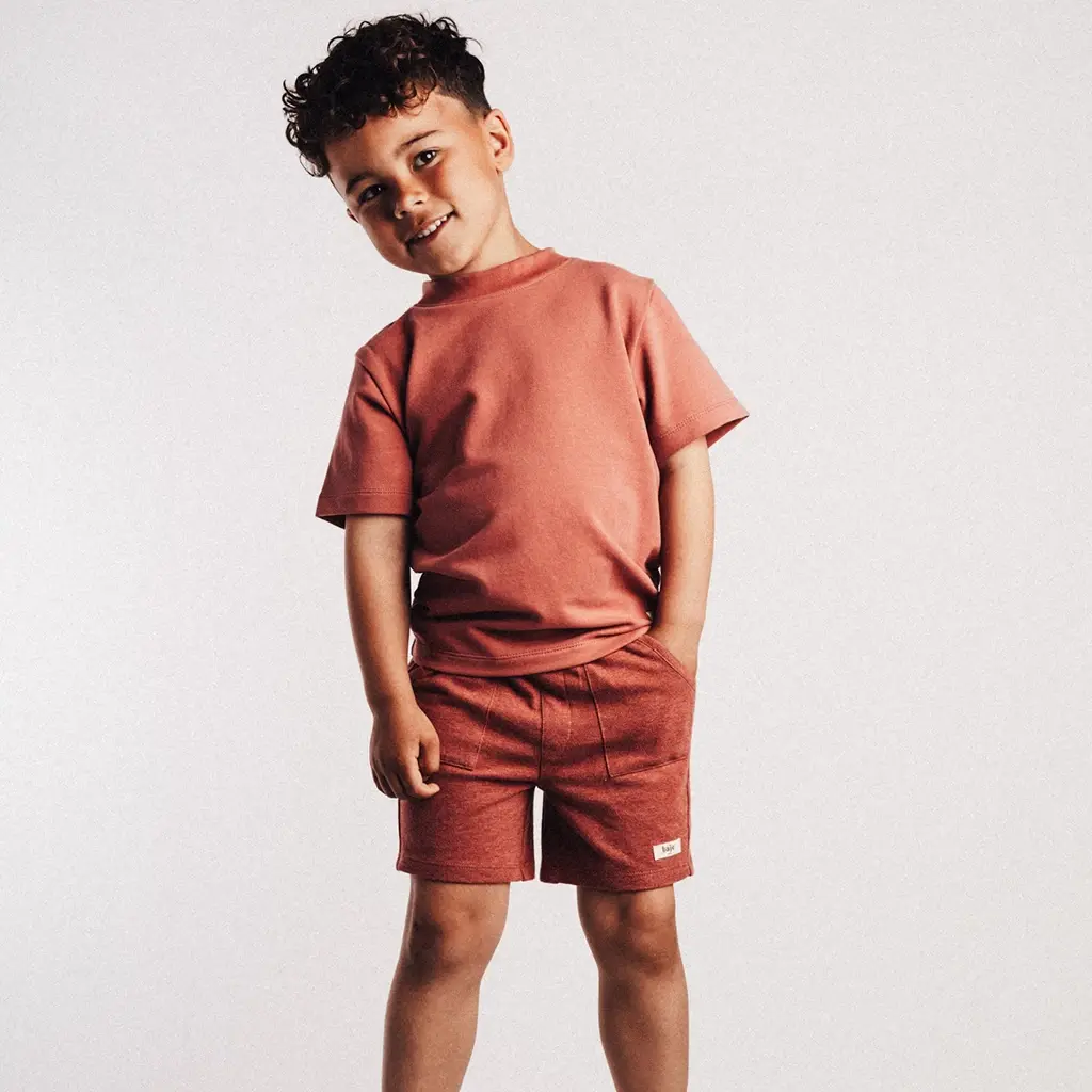 T-shirt Leon (red mahagony)