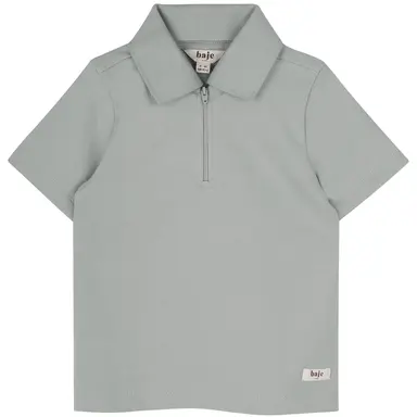 Polo t-shirt Hervas - (green greyish)