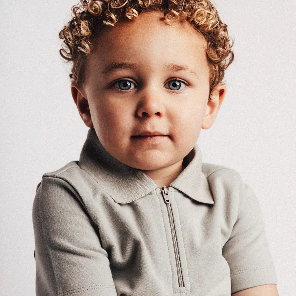 Polo shirt ritsje Hervas (green greyish)