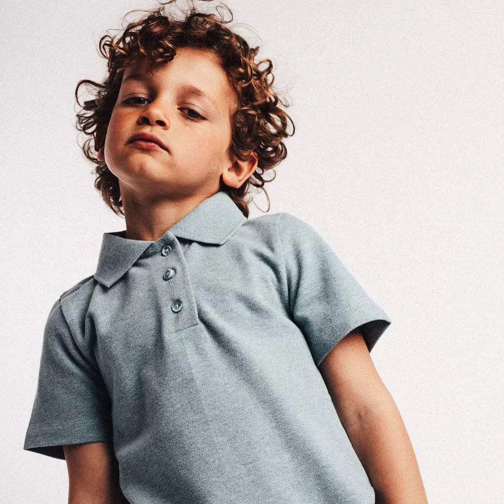 Polo shirt Gijon (blue sea)