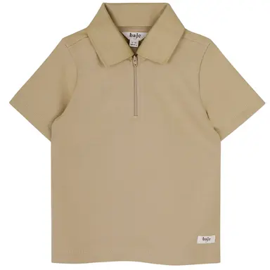 Polo shirt ritsje Hervas (creme fawn)