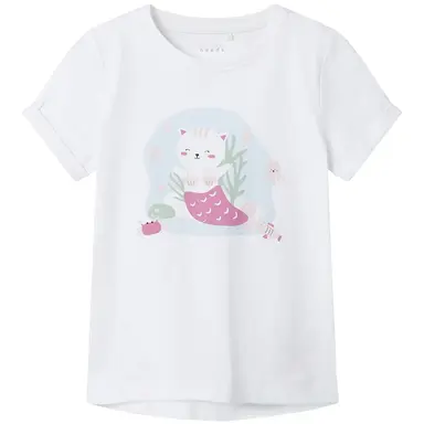 T-shirt Vix (bright white mermaid)