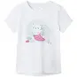 Name It T-shirt Vix (bright white mermaid)