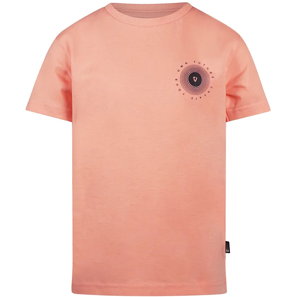 T-shirt backprint (neon coral)