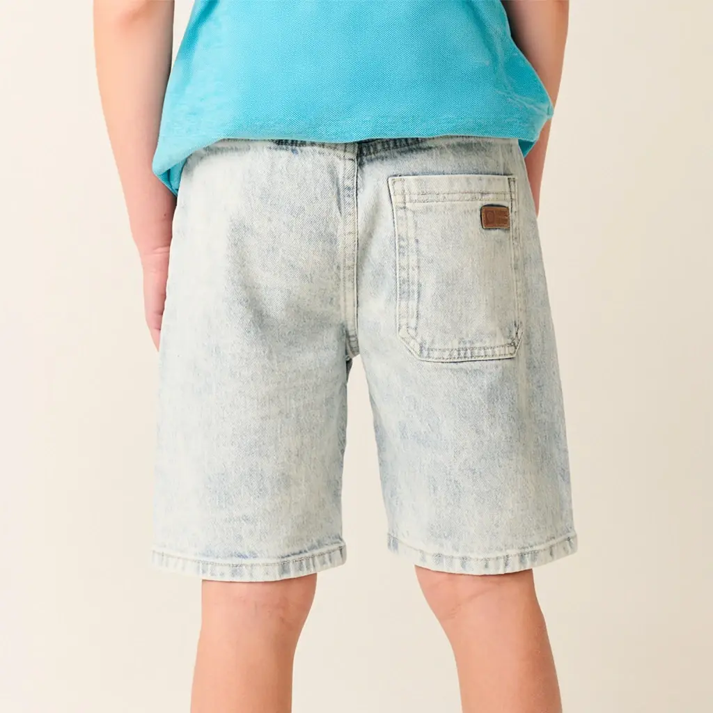 Korte spijkerbroek Juan (denim bleach)