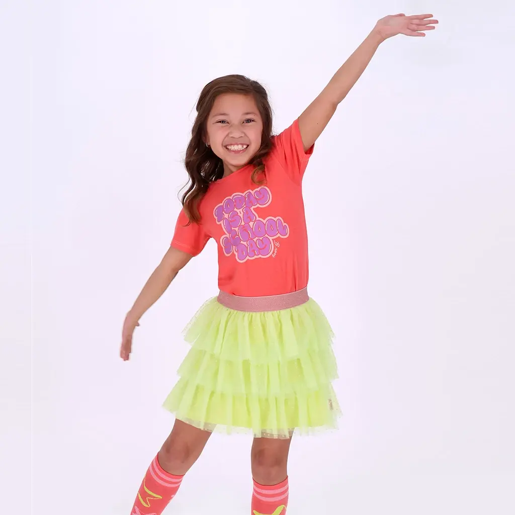 Rokje Rose tule (limeade)