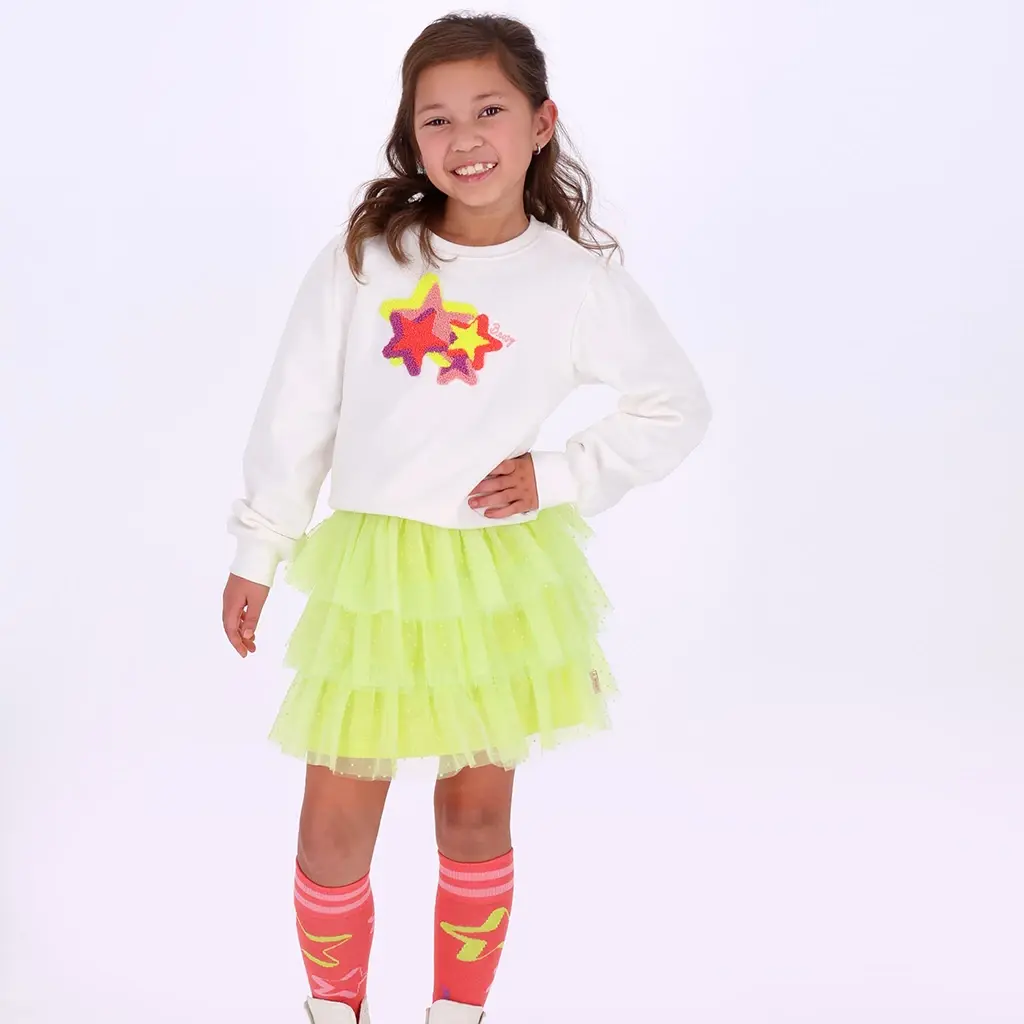 Rokje Rose tule (limeade)