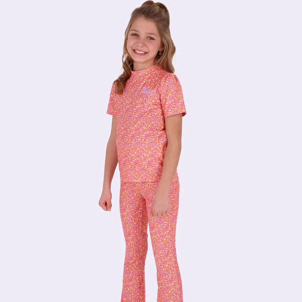 Broek Phoebe flared (spring dots)