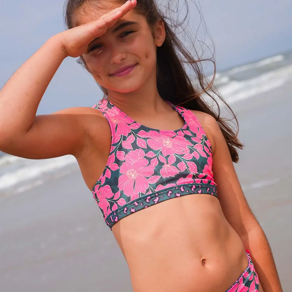 Bikini REVERSIBLE (flower jungle)