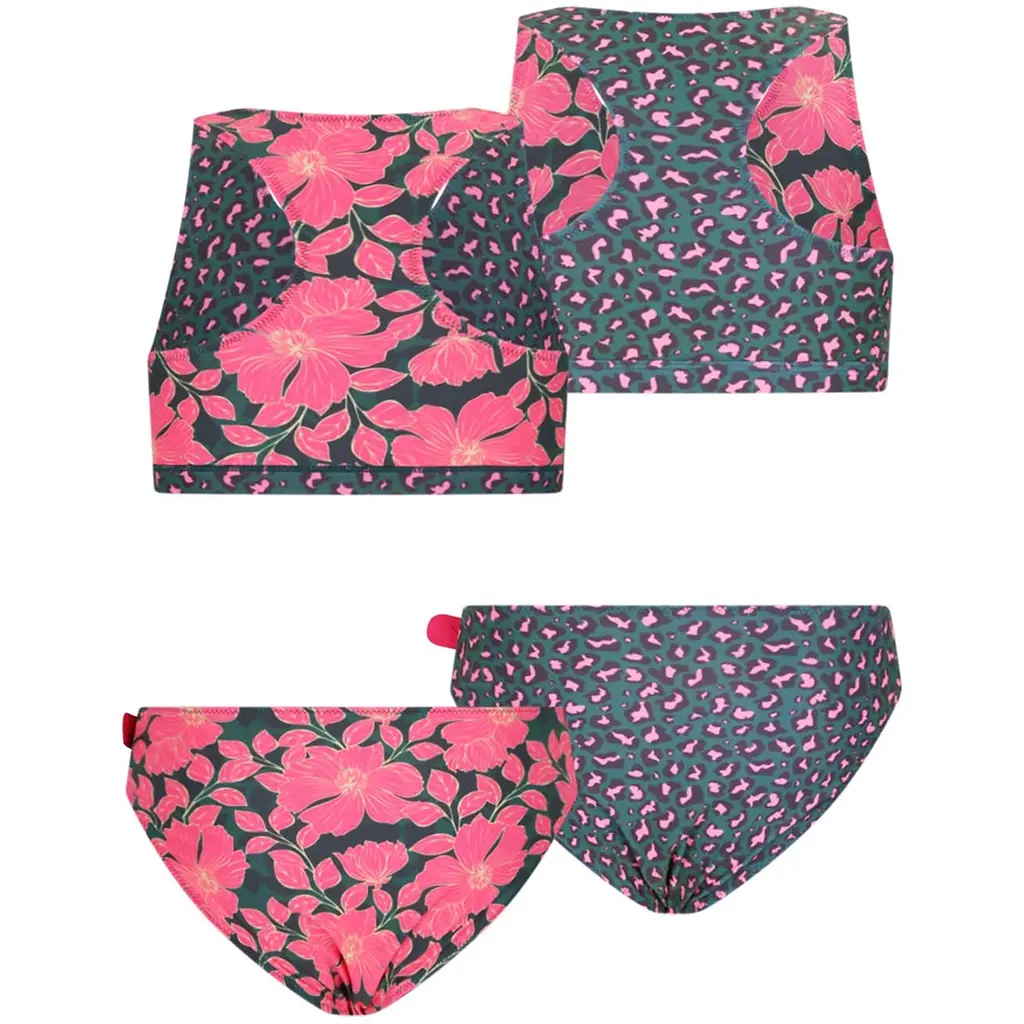 Bikini REVERSIBLE (flower jungle)