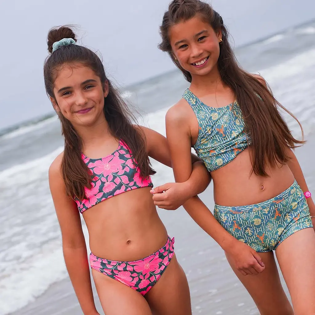 Bikini REVERSIBLE (flower jungle)