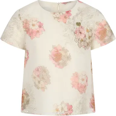 T-shirt Eazie (off white bouquet)