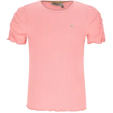 T-shirt Elise rib (salmon)