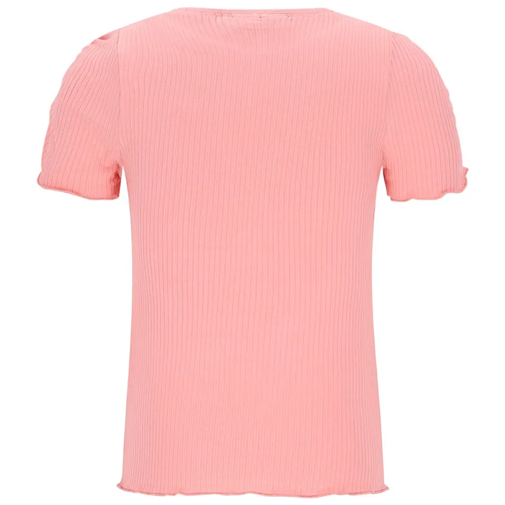 T-shirt Elise rib (salmon)