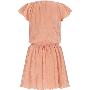 Jurk Mena plisse (pale blush pink)