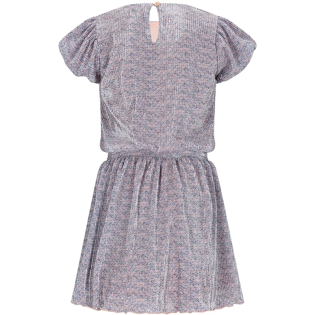 Jurk Miron plisse (ensign blue)