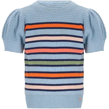 Gebreide t-shirt Kerala (dream blue)