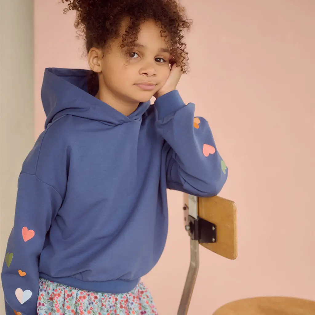 Trui hoodie Kumy (ensign blue)