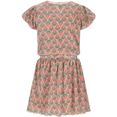 Jurk Miron plisse (sage green)