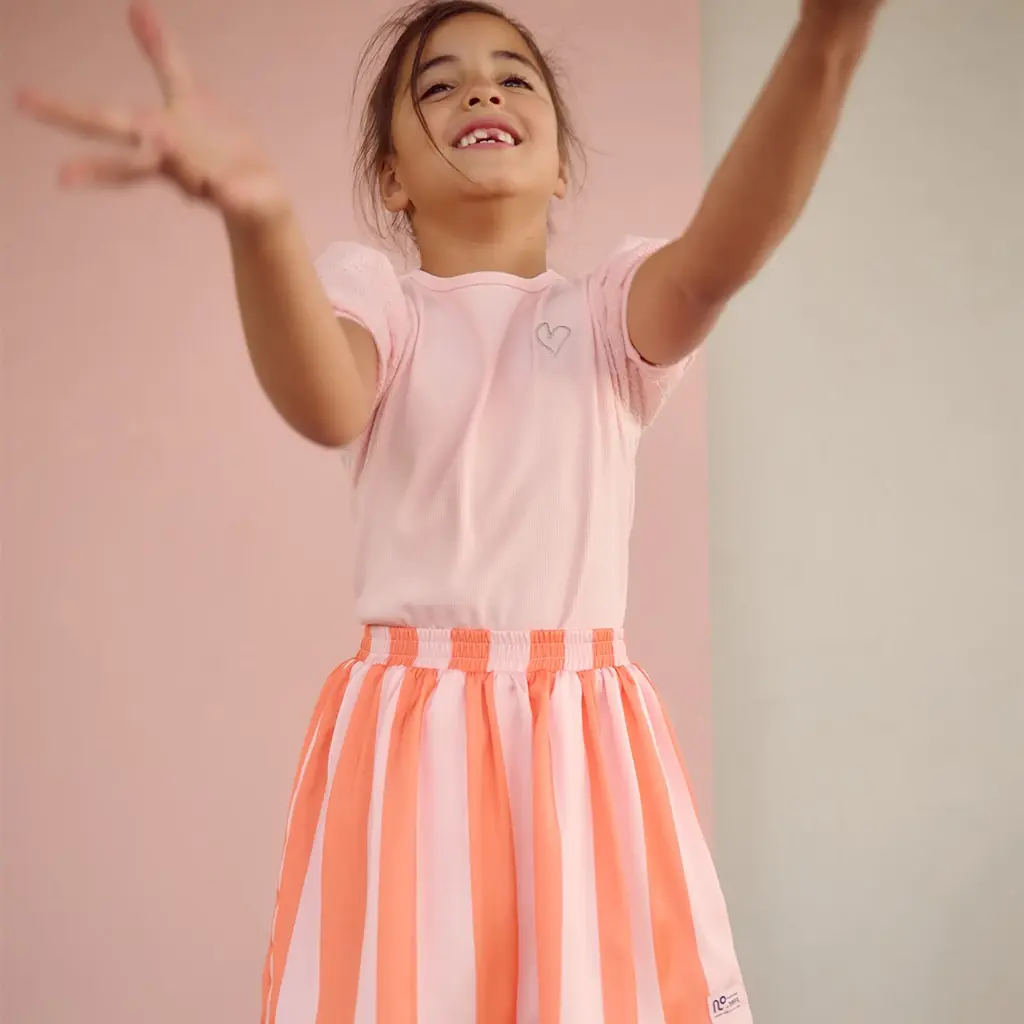 T-shirt Kyoto rib (pale blush pink)