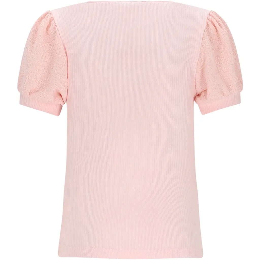 T-shirt Kyoto rib (pale blush pink)