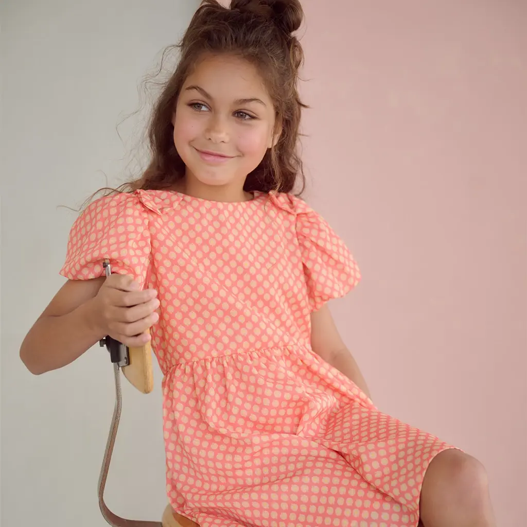 Jurk Milly (orange coral)