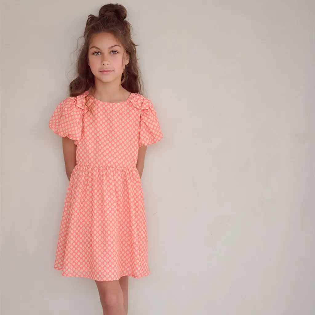 Jurk Milly (orange coral)