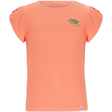 T-shirt Kapri rib (orange coral)
