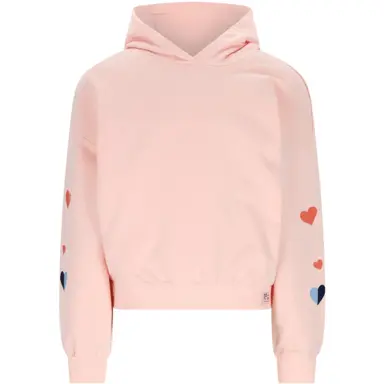 Trui hoodie Kumy (pale blush pink)