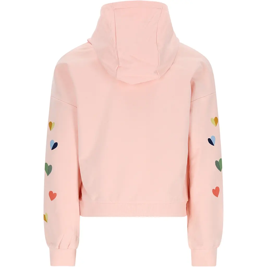 Trui hoodie Kumy (pale blush pink)
