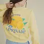 NoBell' Trui Kim backprint (lemoncurd yellow)