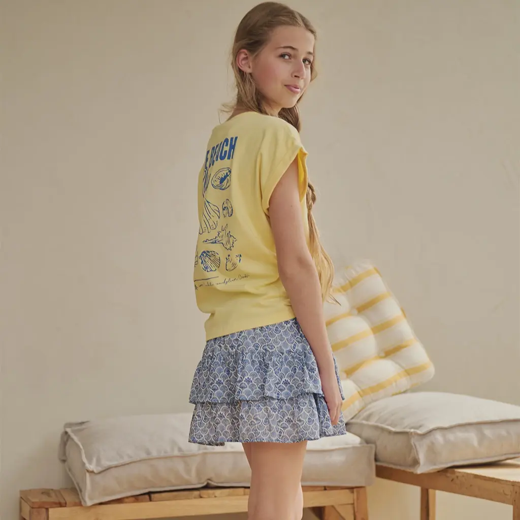 T-shirt Kasis backprint (lemoncurd yellow)