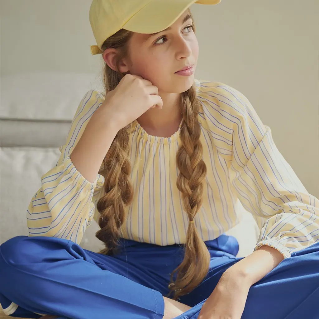 Broek Sylvie palazzo (azure blue)