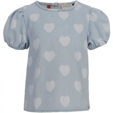 Spijkertopje (heart denim)