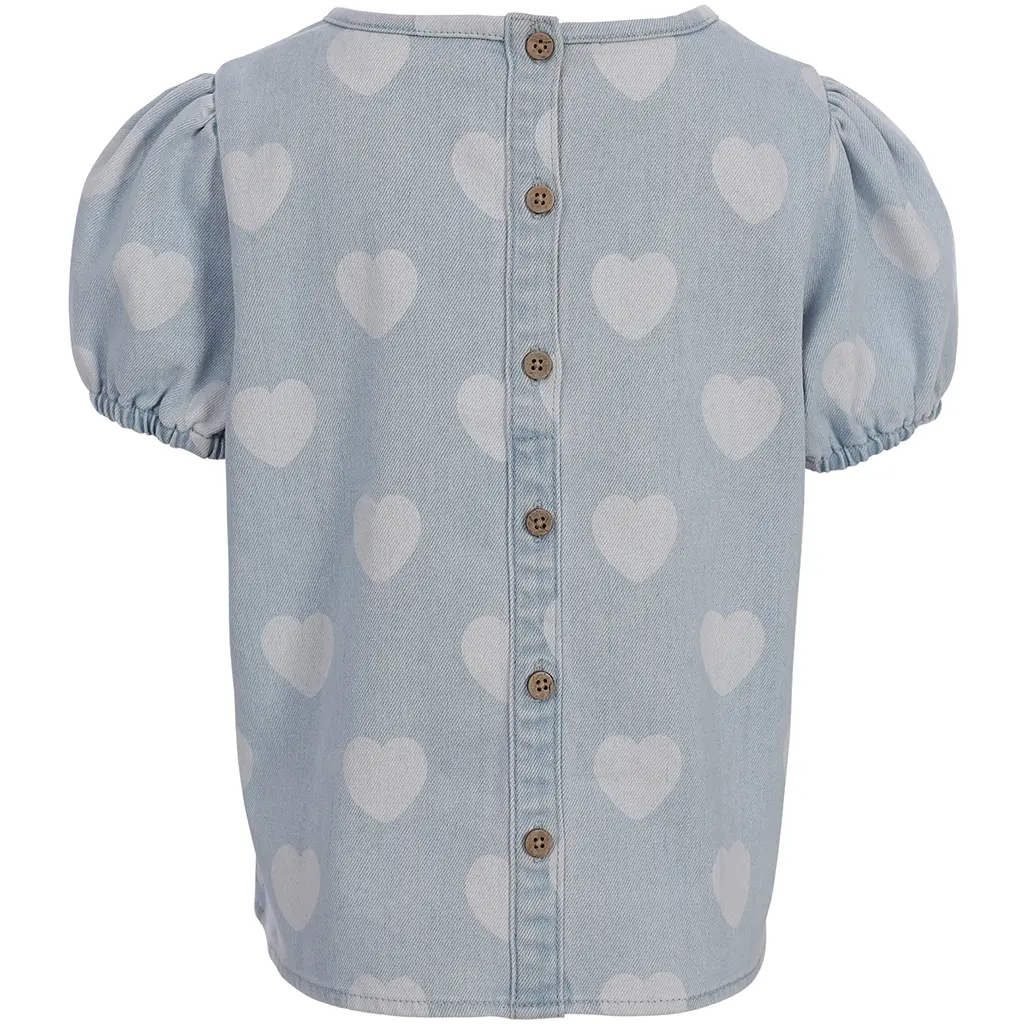 Spijkertopje (heart denim)